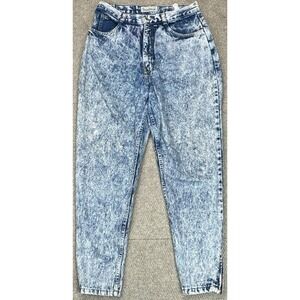 Bonjour Women‎ Vintage Acid Washed 5 Pocket Denim Jeans Size 12